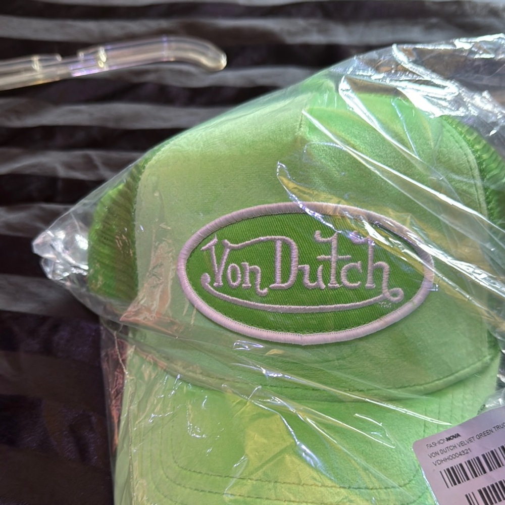 Von Dutch Green Trucker Hat